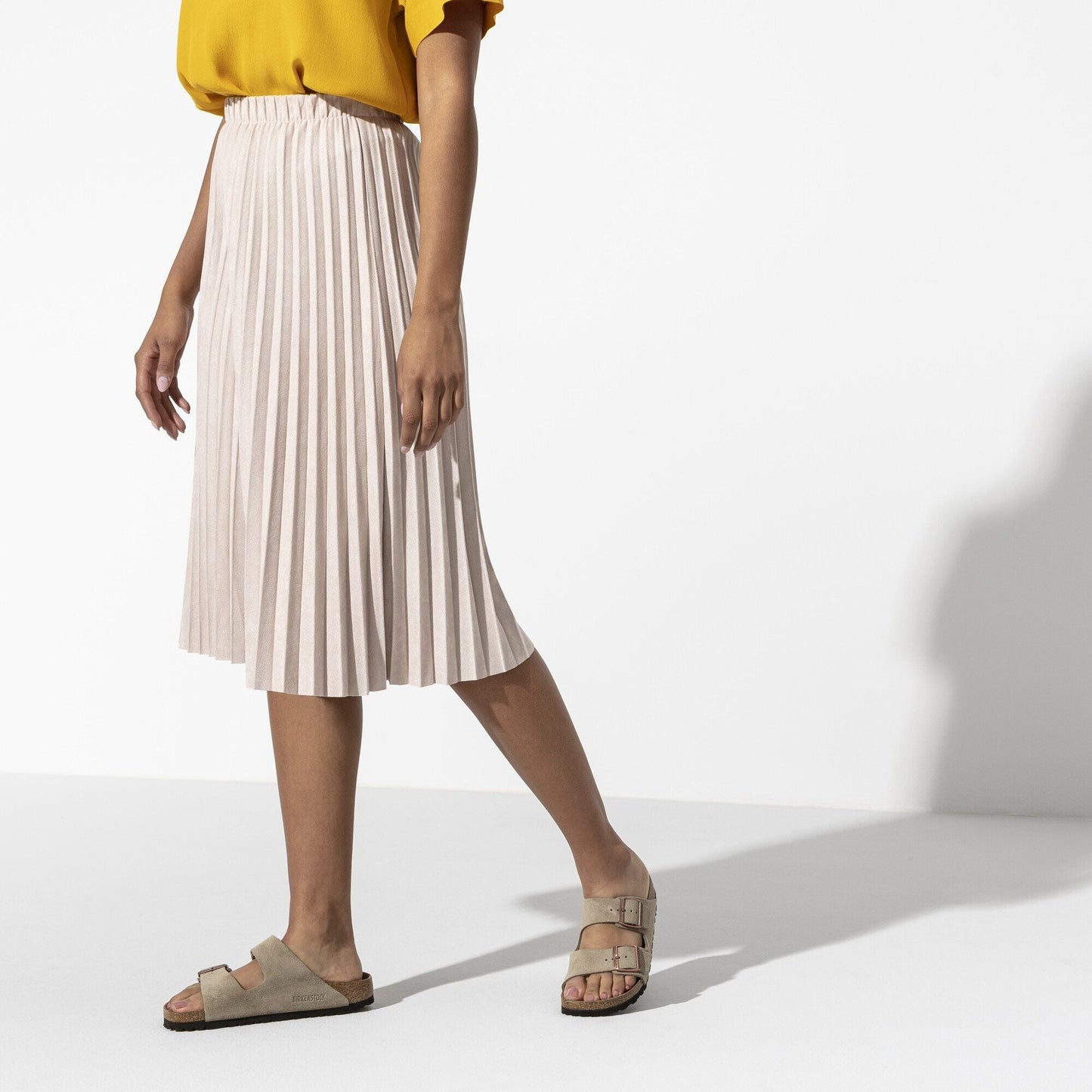 Arizona | Soft Footbed | Suede | Taupe - sandals - Birkenstock