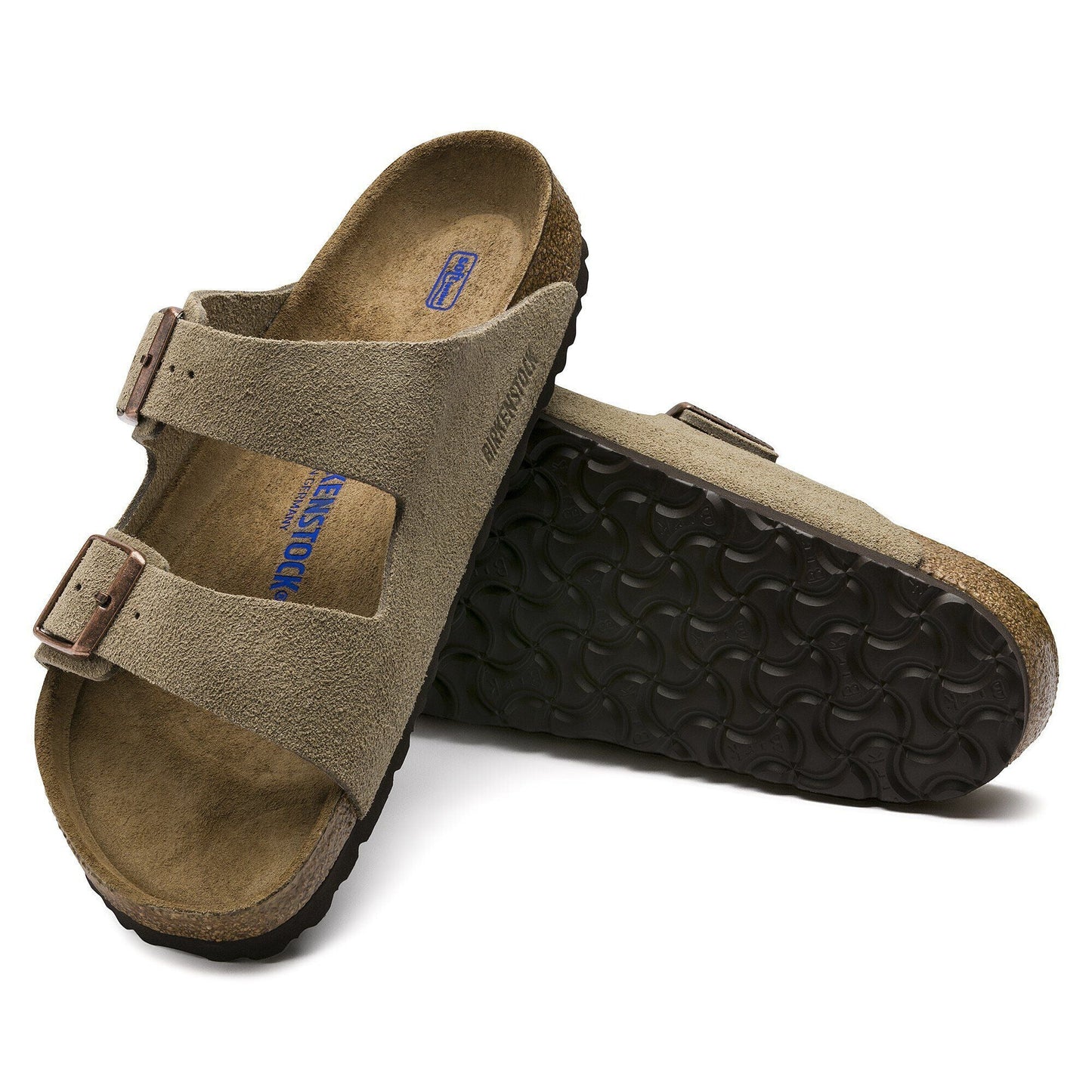 Arizona | Soft Footbed | Suede | Taupe - sandals - Birkenstock