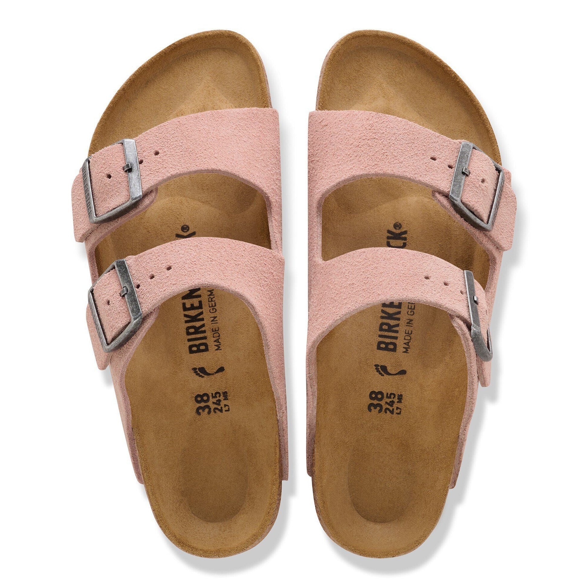 Arizona | Suede | Pink Clay - sandals - Birkenstock