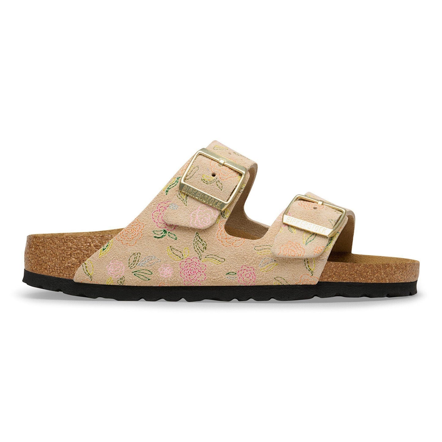 Arizona | Suede | Sandcastle Flower Print - sandals - Birkenstock