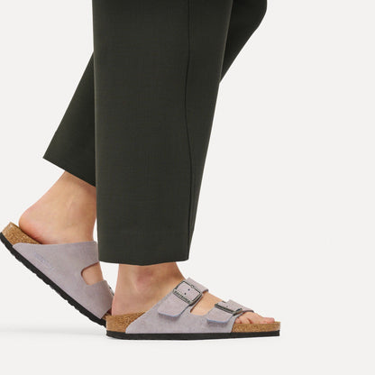 Arizona | Suede | Stone Blue - sandals - Birkenstock