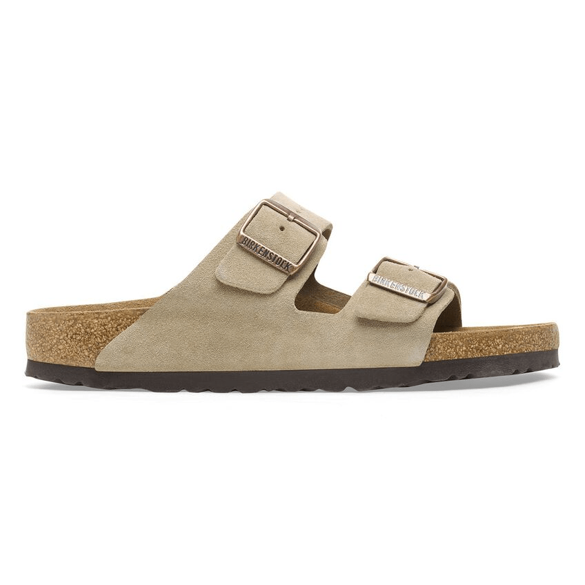 Arizona | Suede | Taupe - Sandals - Birkenstock