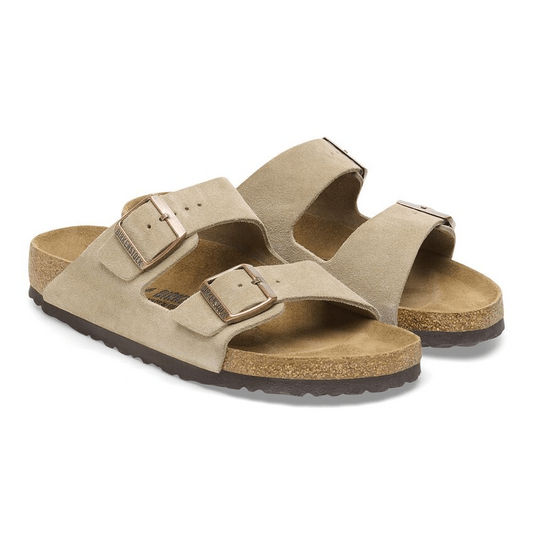 Arizona | Suede | Taupe - Sandals - Birkenstock