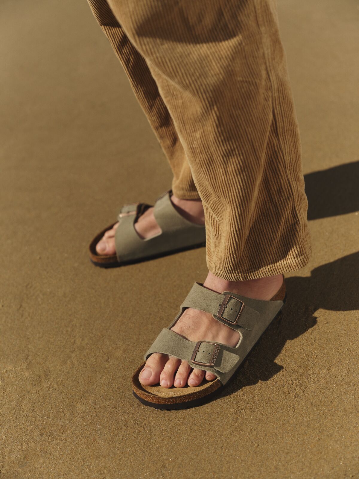 Arizona | Suede | Taupe - sandals - Birkenstock