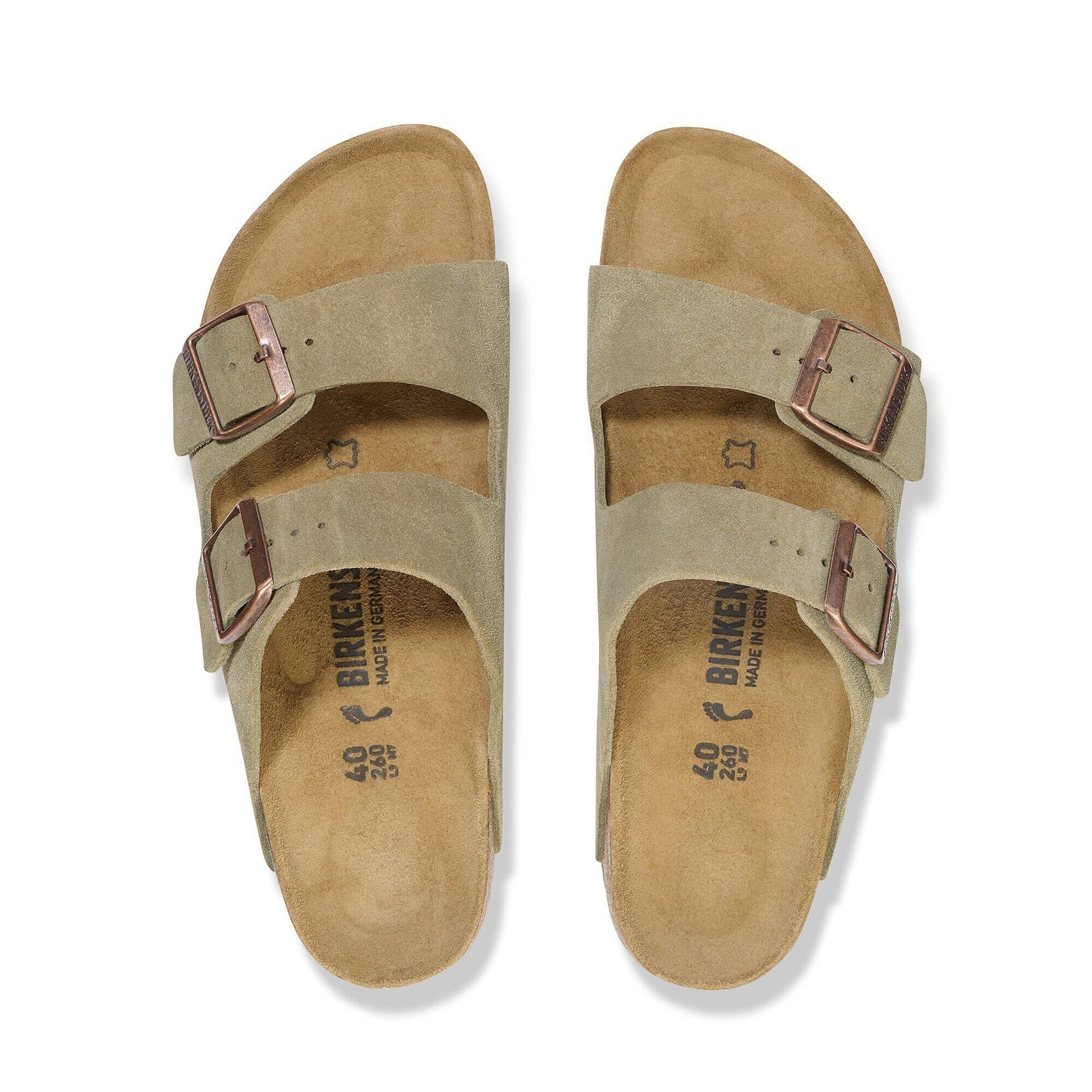 Arizona | Suede | Taupe - sandals - Birkenstock