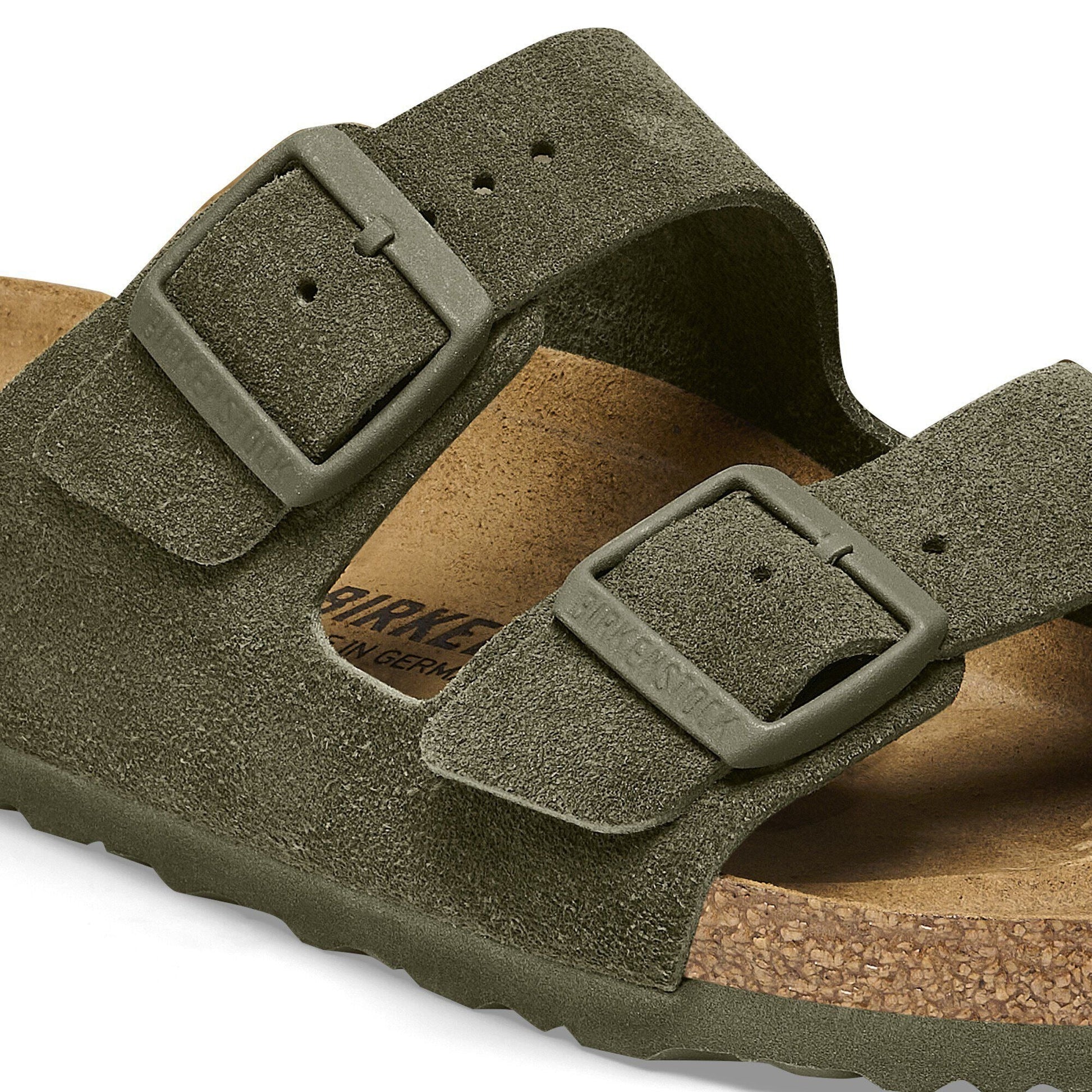 Arizona | Suede | Thyme - sandals - Birkenstock