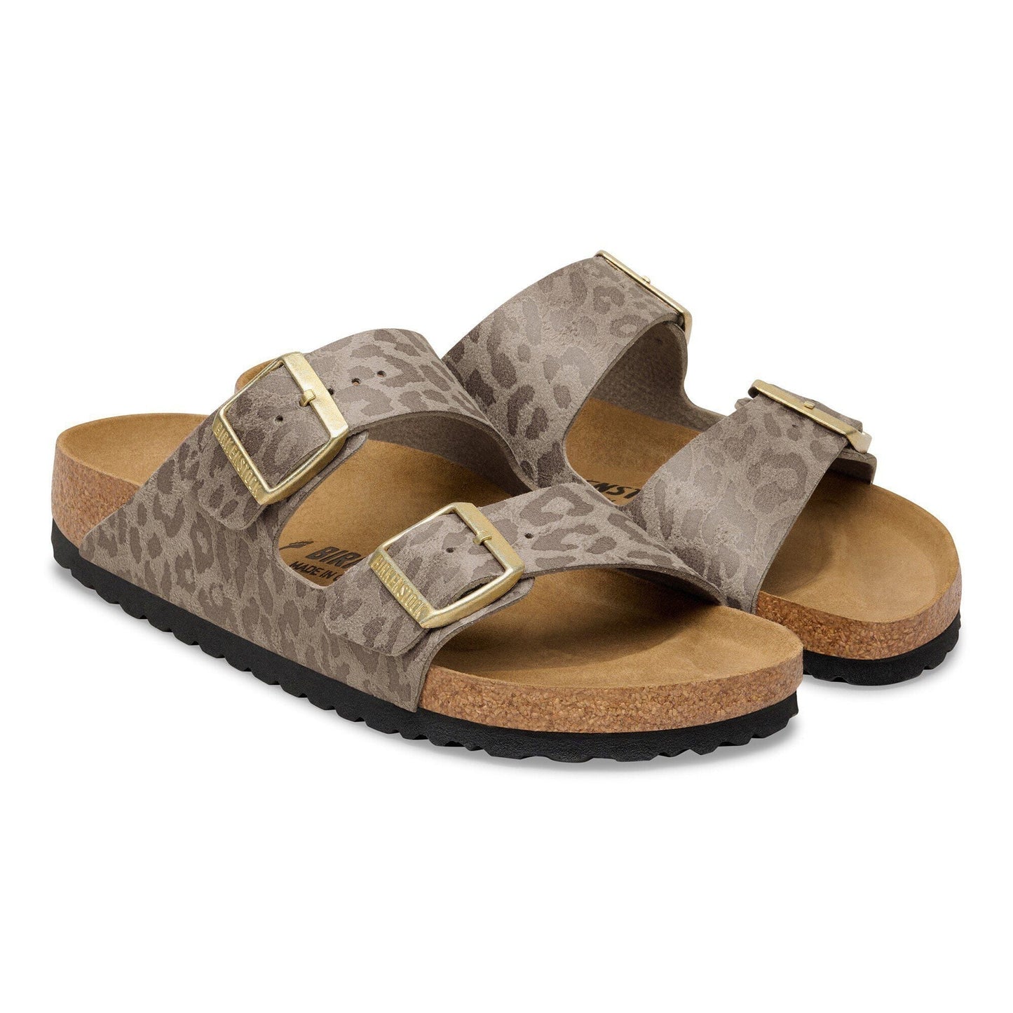 Arizona | Synthetics | Leo Grey Taupe - sandals - Birkenstock