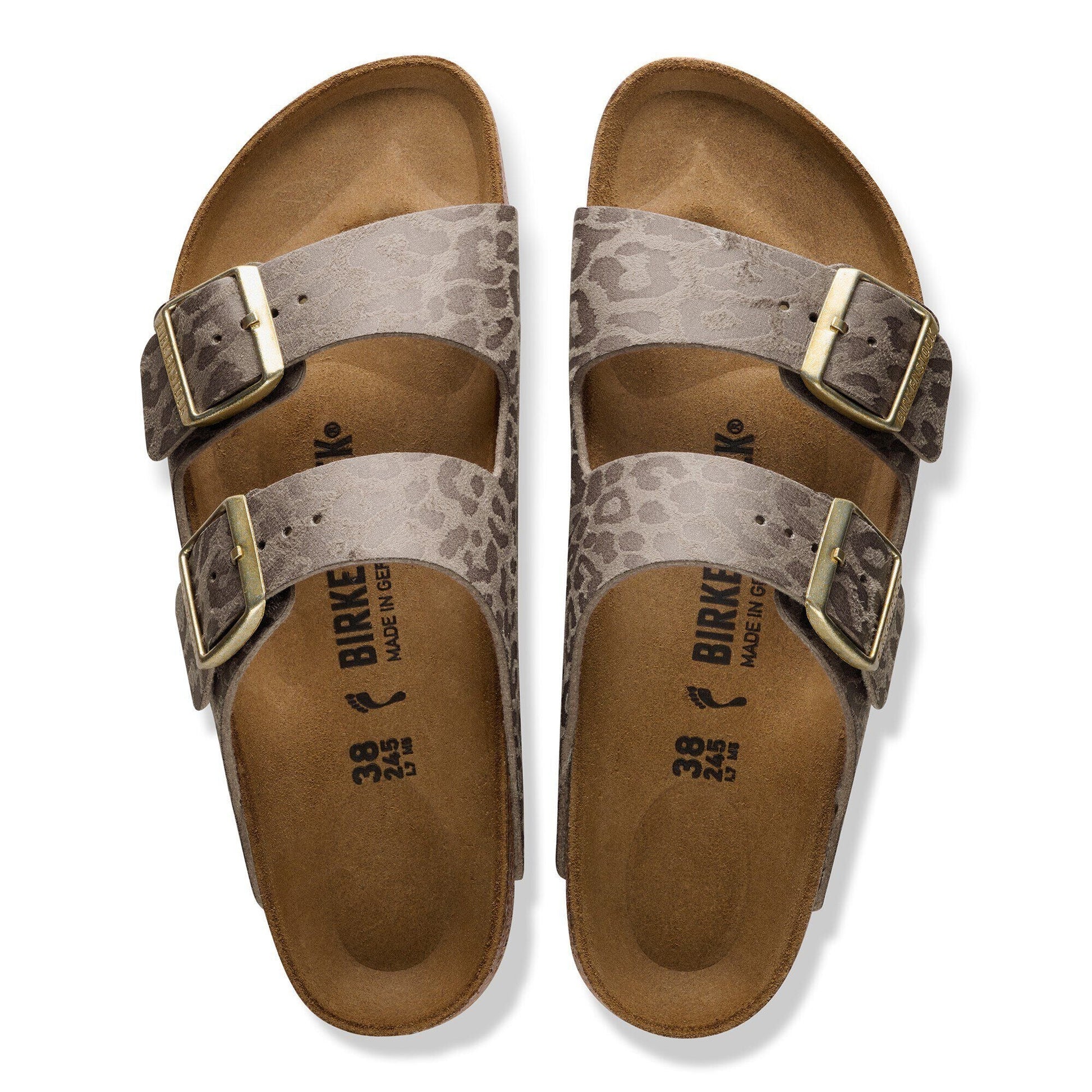 Arizona | Synthetics | Leo Grey Taupe - sandals - Birkenstock
