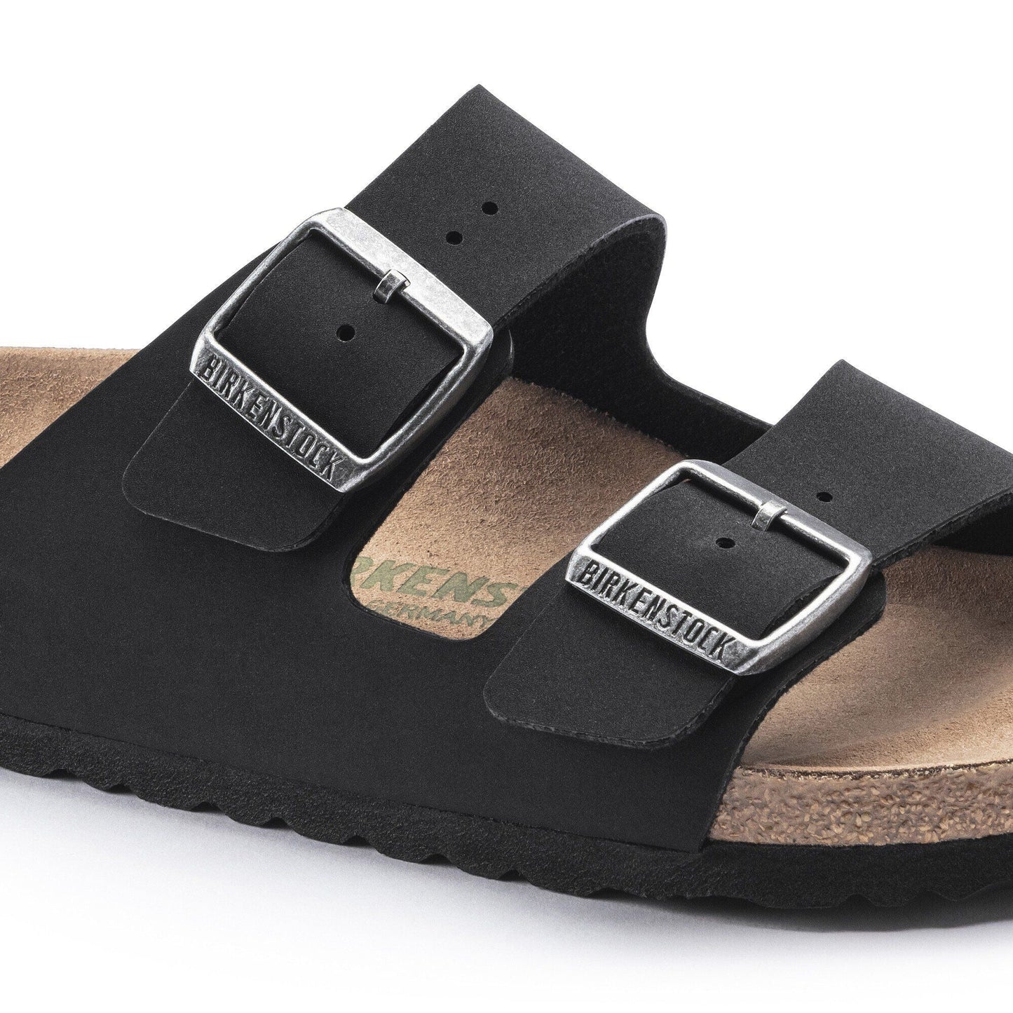Arizona | Vegan | Birkibuc | Black - sandals - Birkenstock