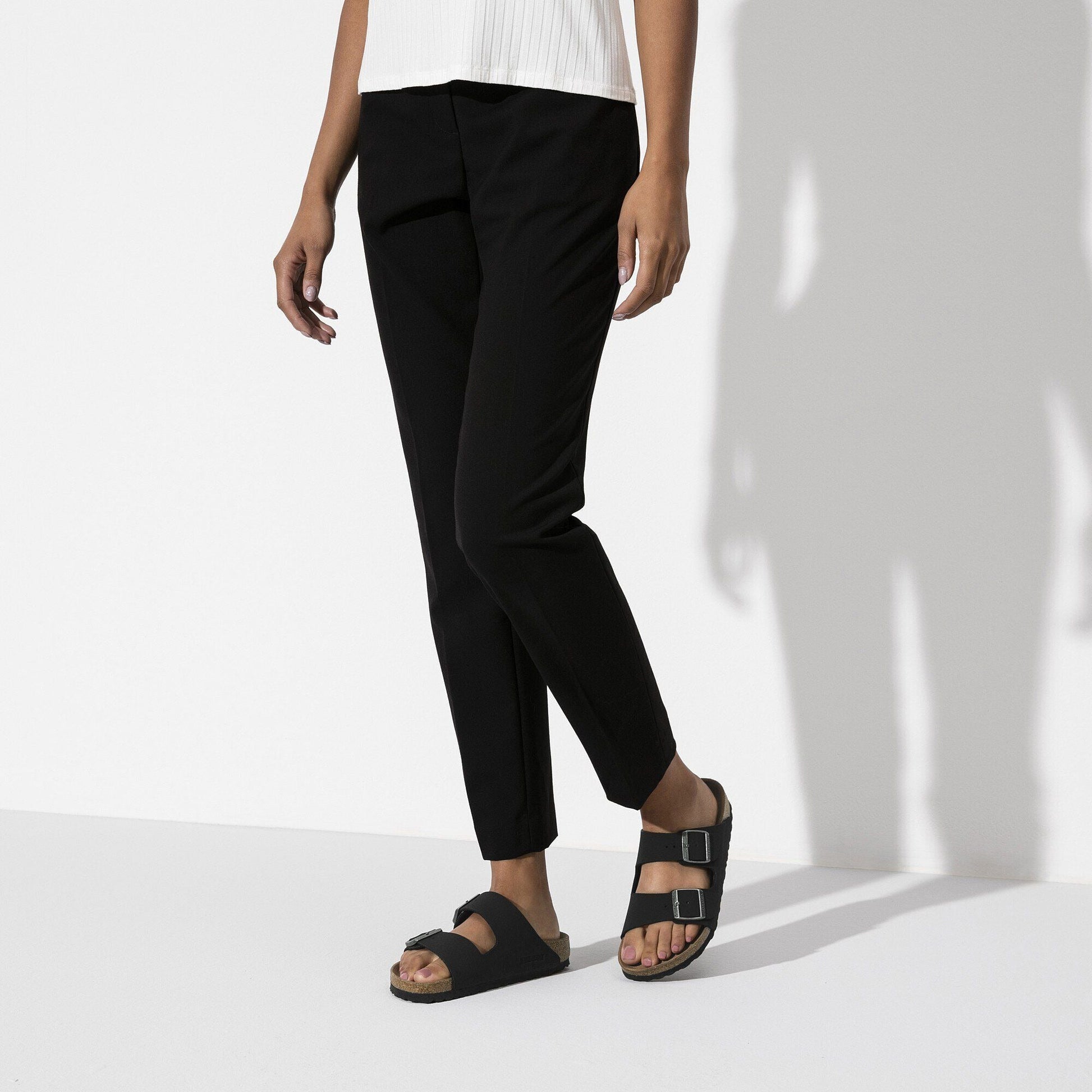 Arizona | Vegan | Birkibuc | Black - sandals - Birkenstock