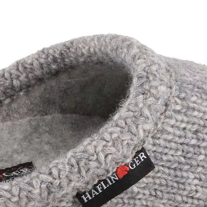 AS De Punto | Wool | Silver Grey - Slipper - Haflinger