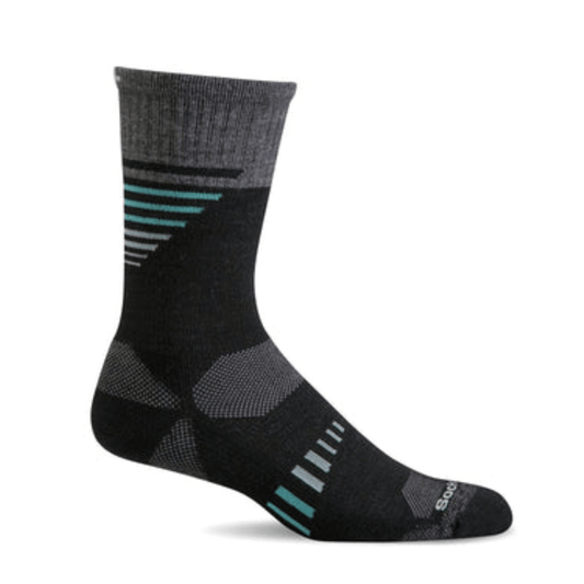 Ascend II Crew | Compression | Women | Black - Socks - Sockwell