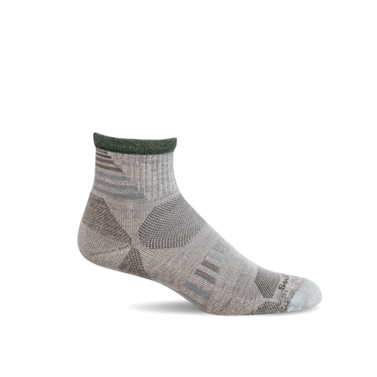 Ascend II Quarter | Compression | Men | Natural - socks - Sockwell