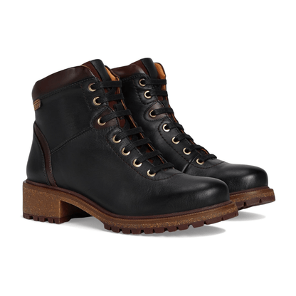 Aspe Lace Boot | Leather | Black - Boot - Pikolinos