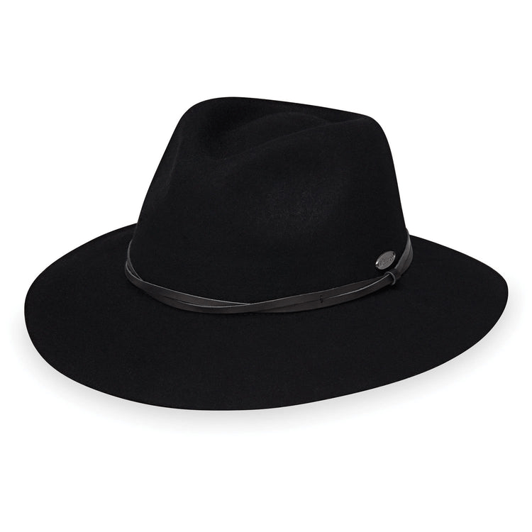 Aspen | Felt | Women | Black - Hat - Wallaroo