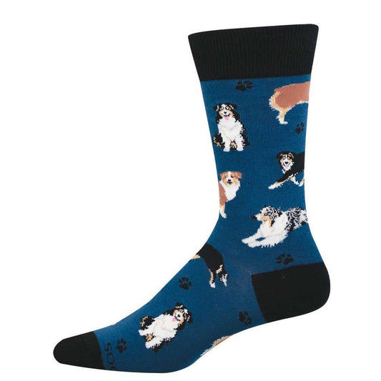 Aussies | Men | Blue - socks - Socksmith