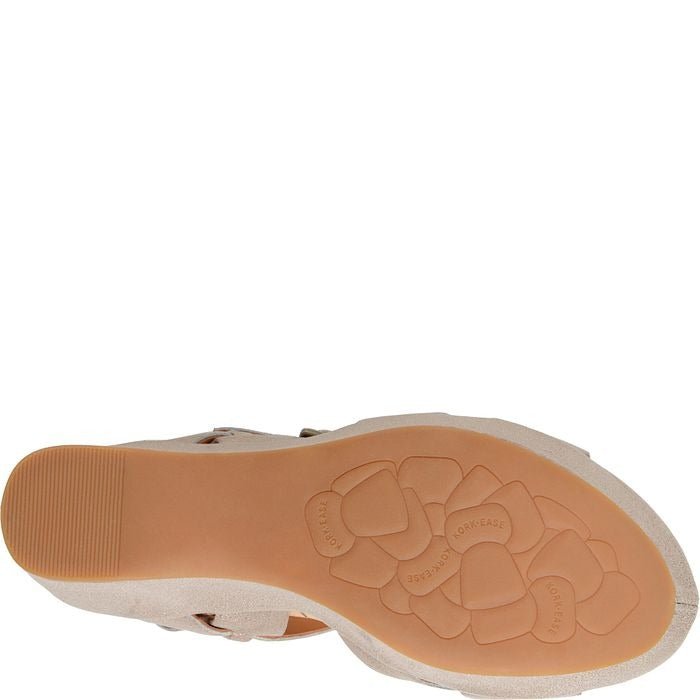 Ava 2.0 | Metallic Leather | Soft Gold - Wedge - Kork-Ease