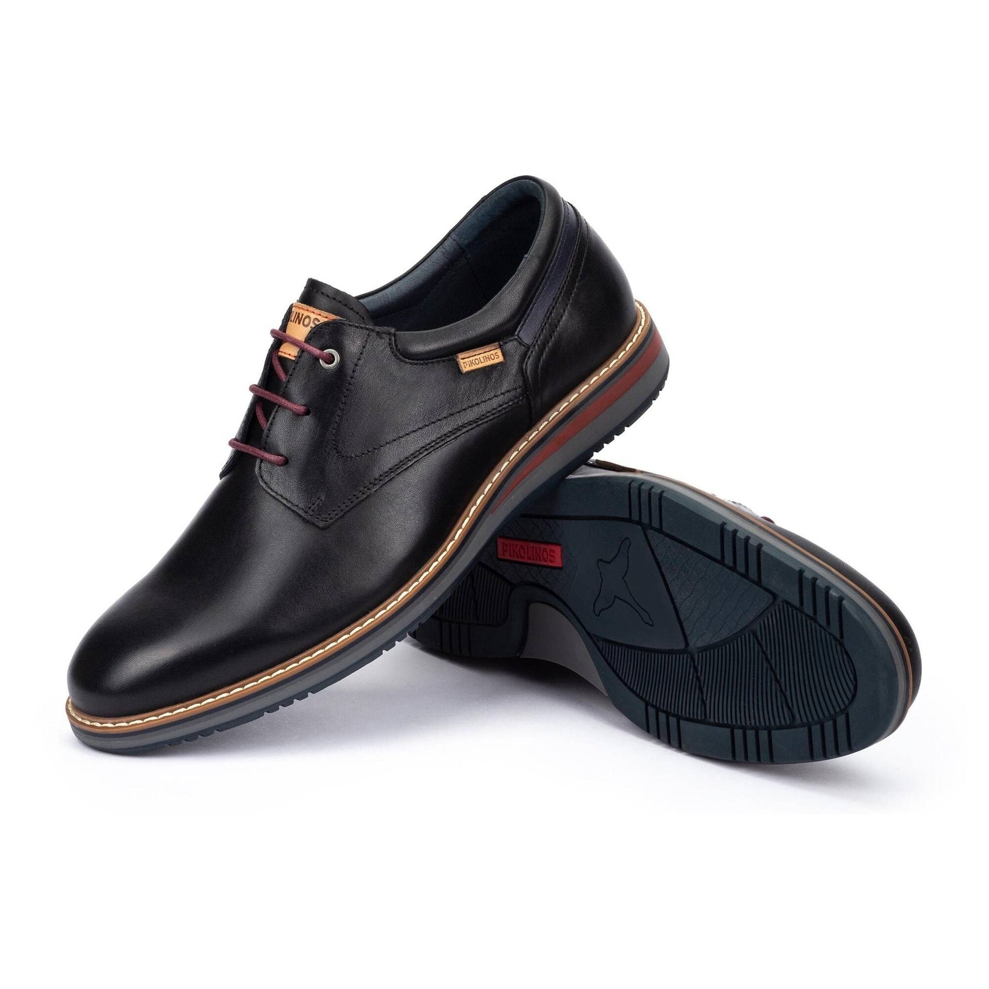Avila | Men | Leather | Black - shoe - Pikolinos