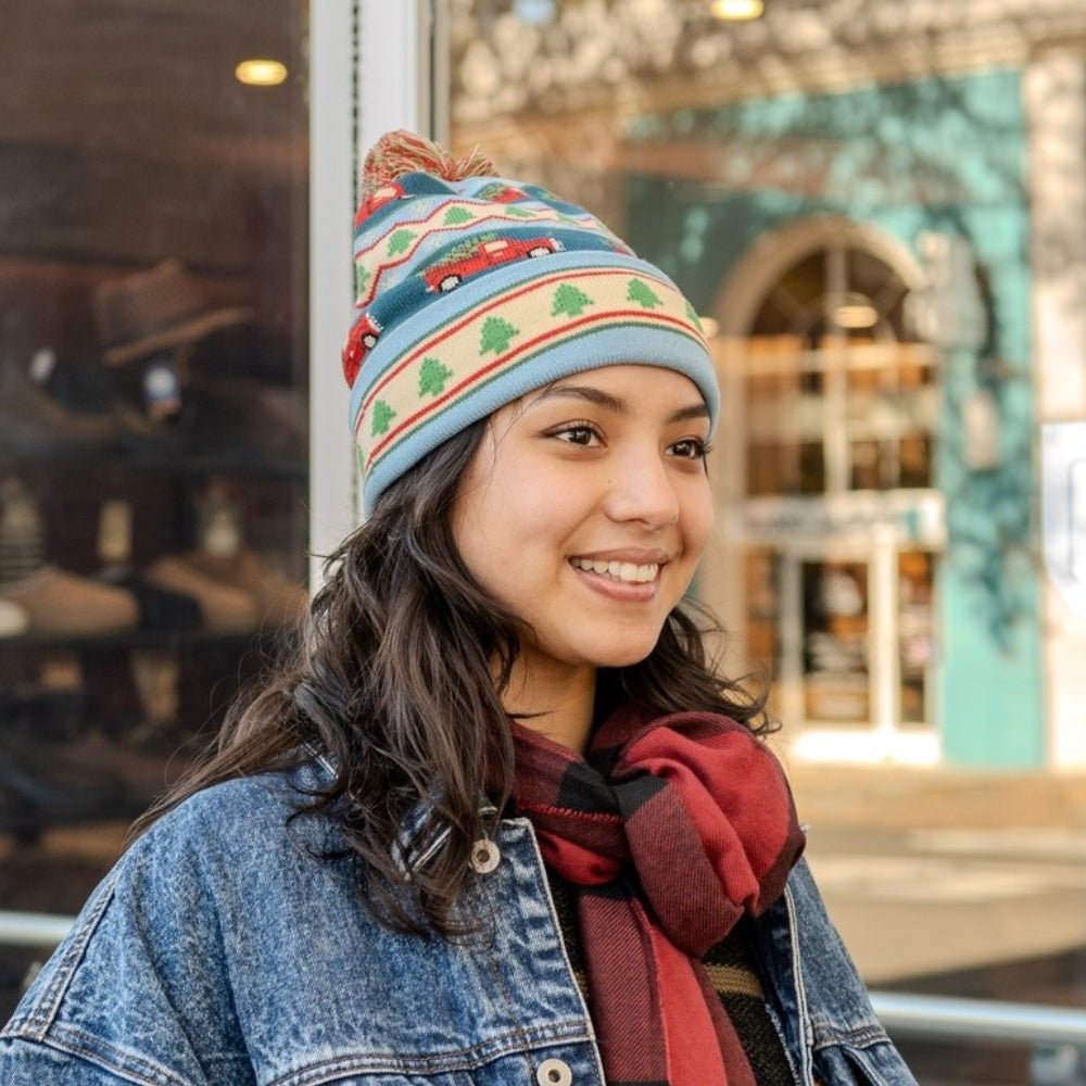 Back The Truck Up Beanie | Powder Blue - Hat - Socksmith