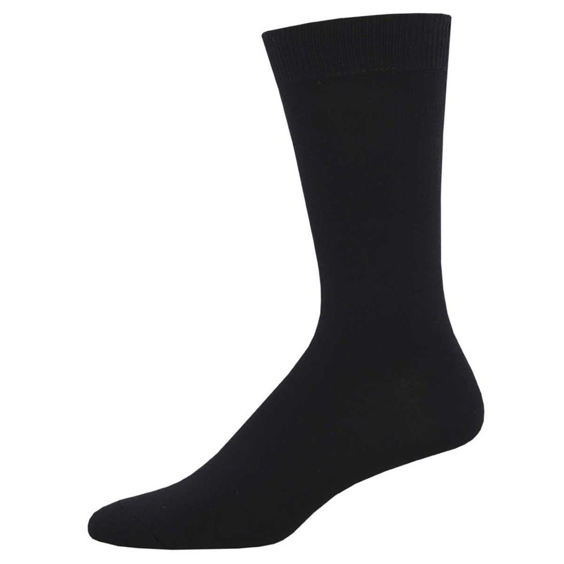 Bamboo Solid | Men | Black - socks - Socksmith
