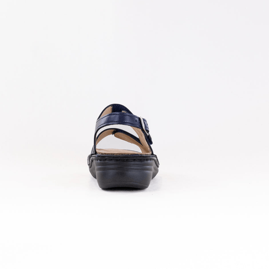 Barbuda Mellow Soft | Women | Leather | Blue Sapphire (Yuka) - Sandals - Finn Comfort