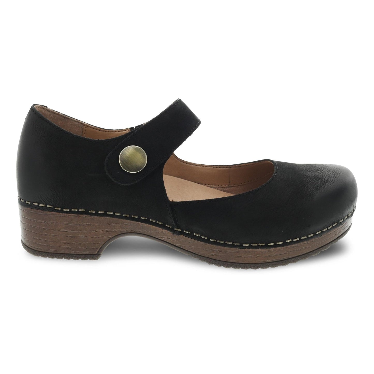 Beatrice | Burnished Nubuck | Black - Pump - Dansko