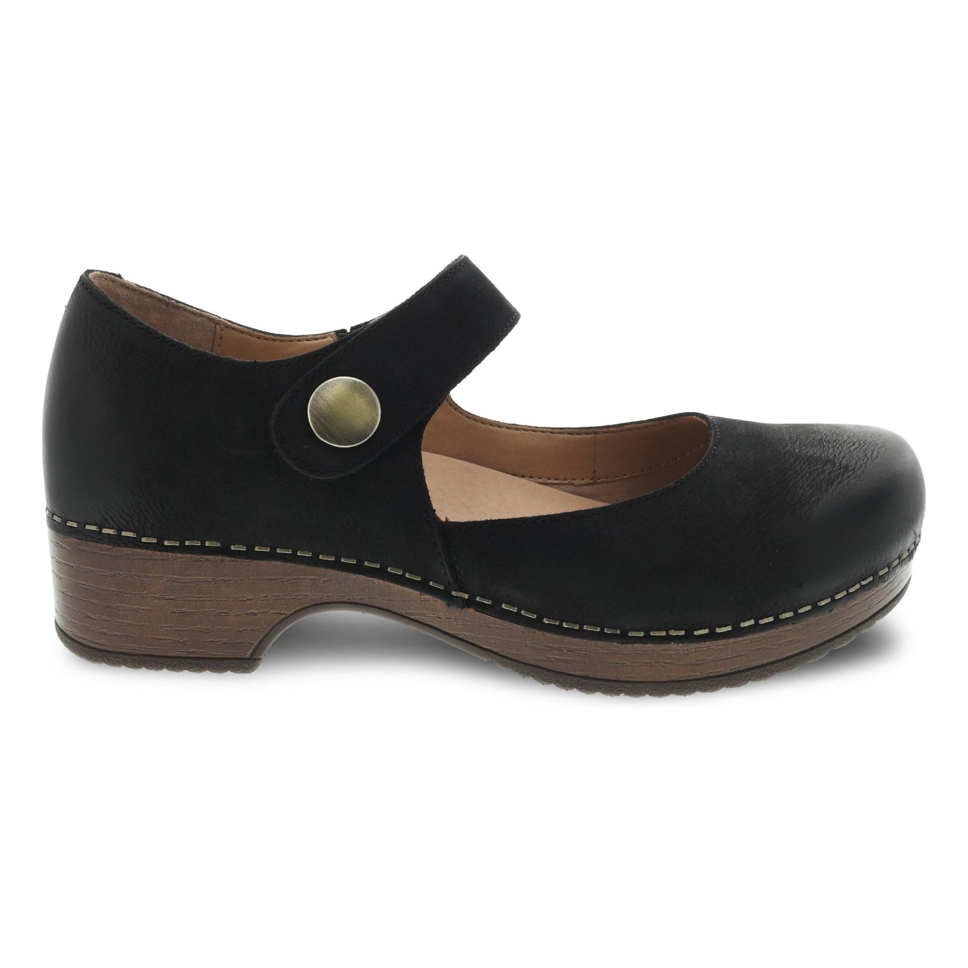 Beatrice | Burnished Nubuck | Black - Pump - Dansko