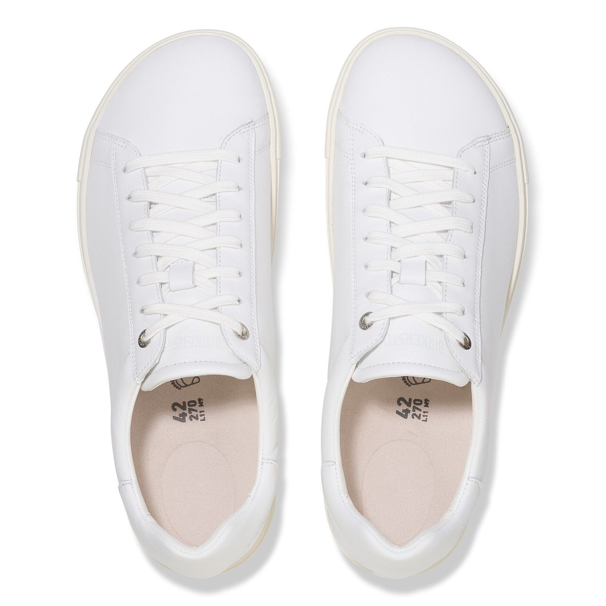 Bend Low | Leather | White - shoe - Birkenstock