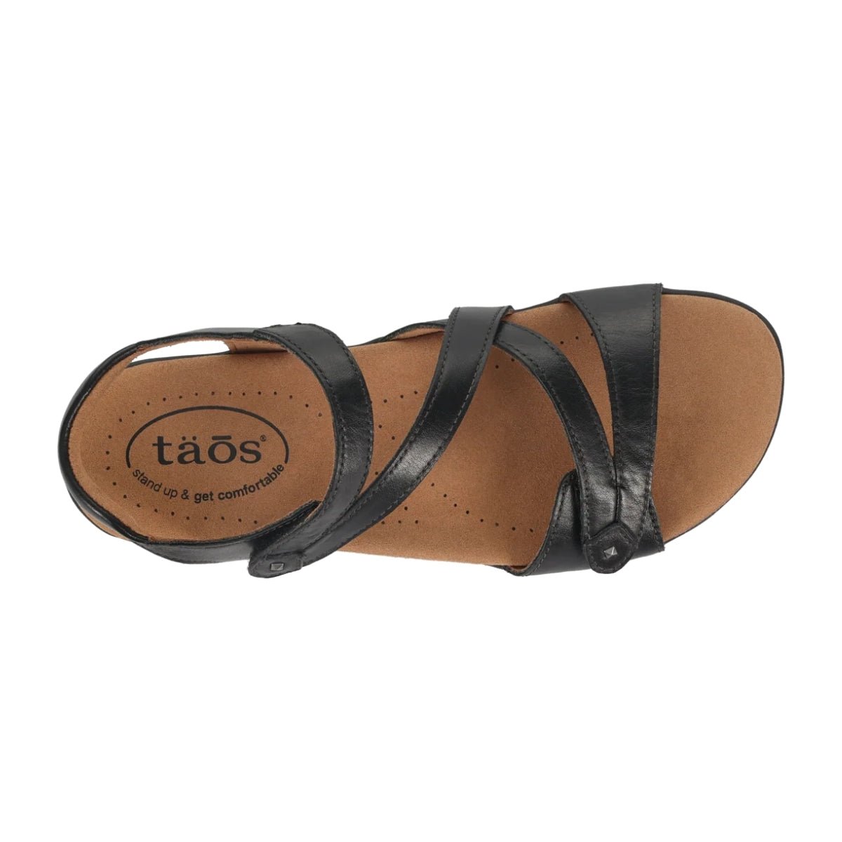 Big Time | Leather | Black - sandals - Taos