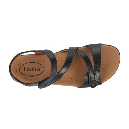 Big Time | Leather | Black - sandals - Taos