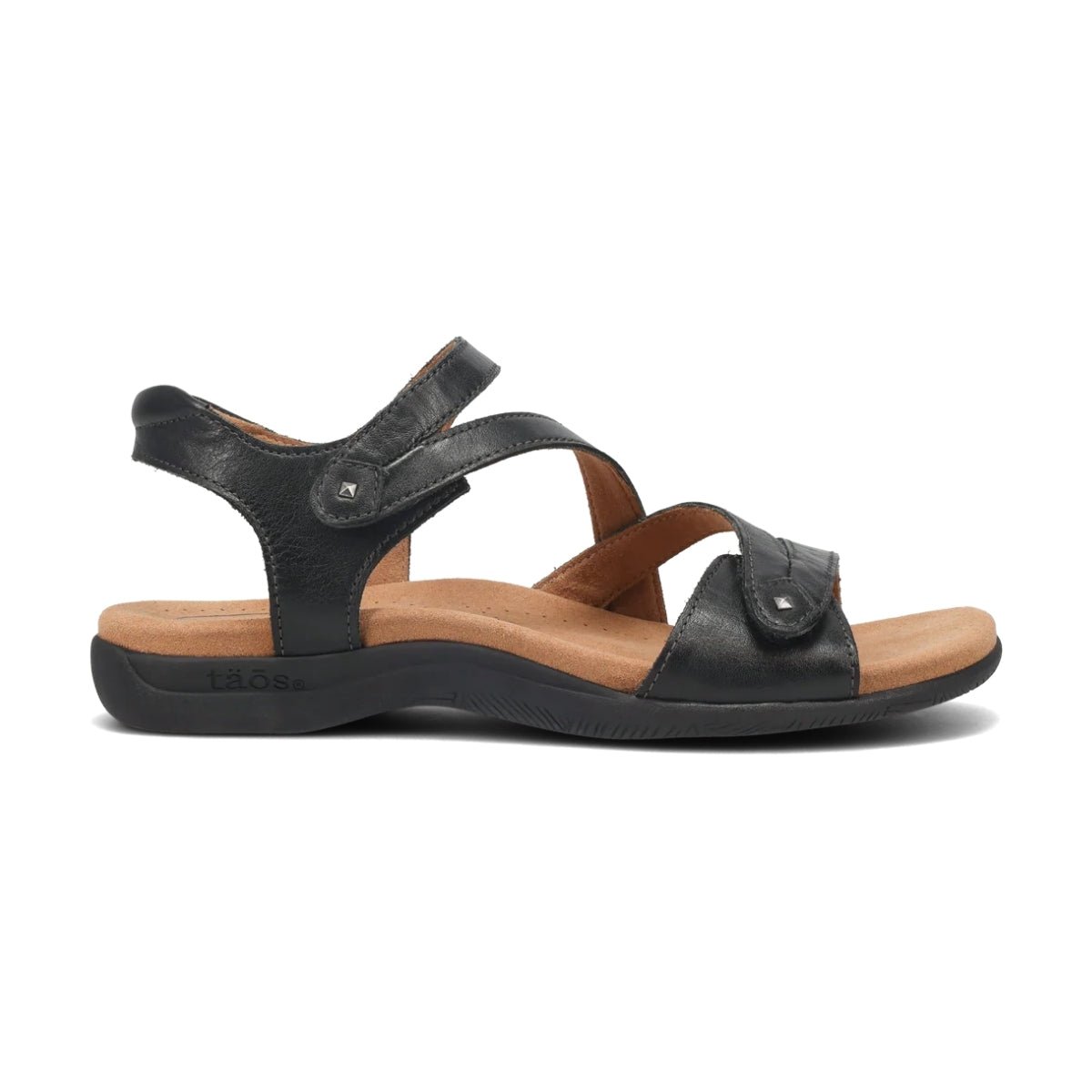 Big Time | Leather | Black - sandals - Taos