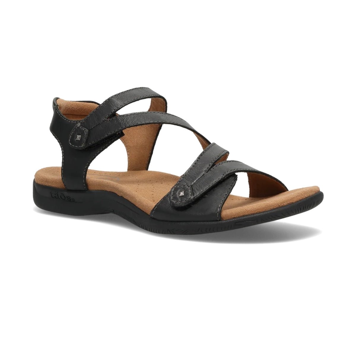 Big Time | Leather | Black - sandals - Taos