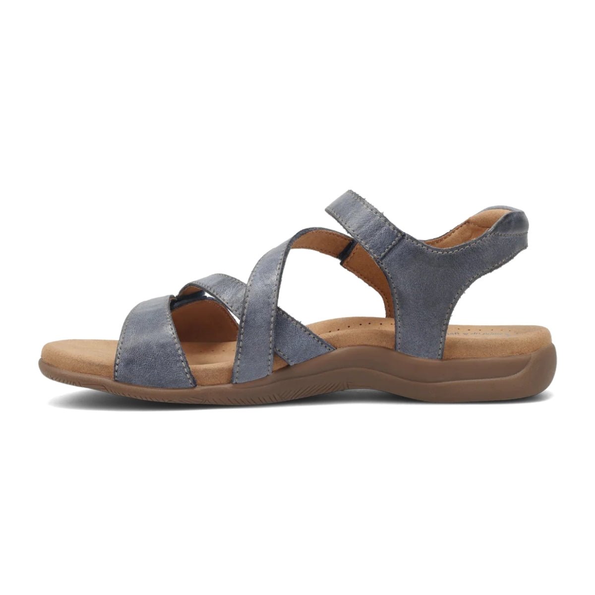 Big Time | Leather | Dark Blue - sandals - Taos