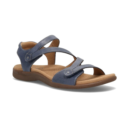 Big Time | Leather | Dark Blue - sandals - Taos