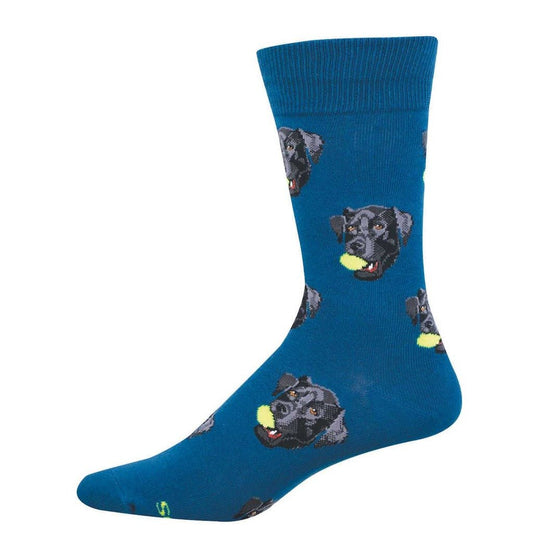 Black Lab | Men | Teal - socks - Socksmith