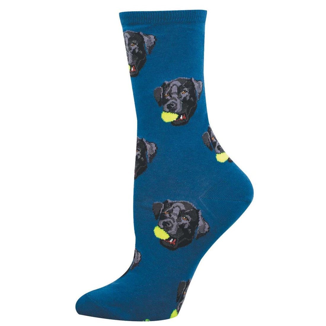 Black Lab | Women | Teal - socks - Socksmith