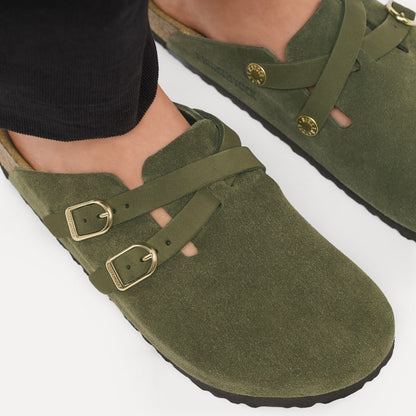 Blair | Suede | Thyme - clog - Birkenstock