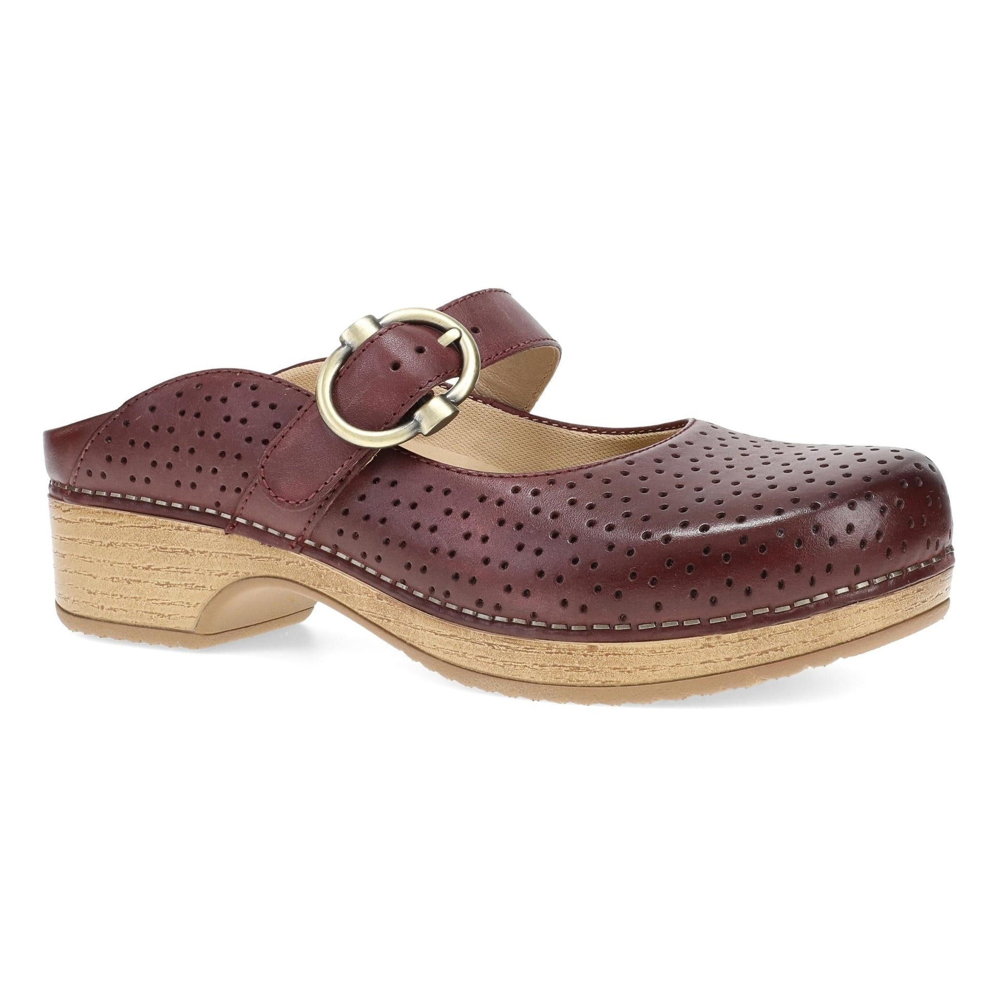 Blaire | Leather | Sangria - clog - Dansko