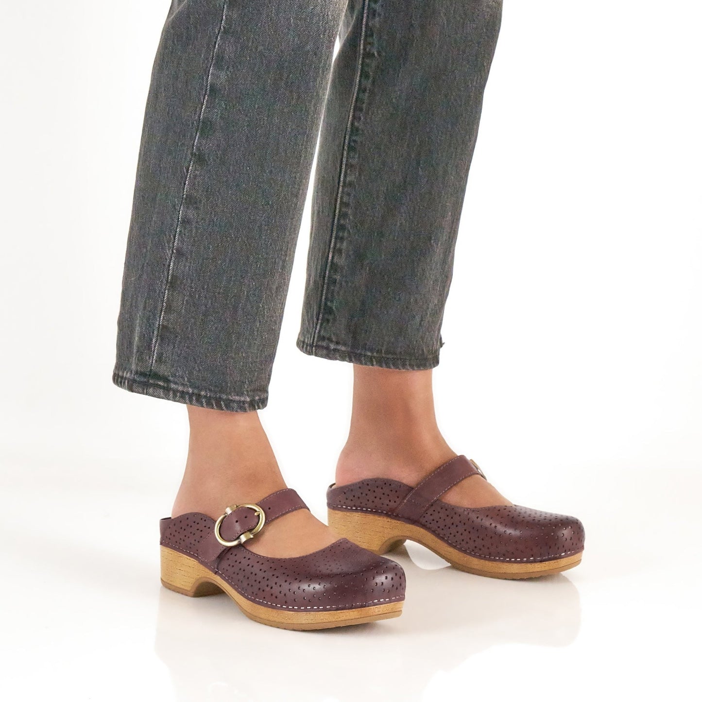 Blaire | Leather | Sangria - clog - Dansko