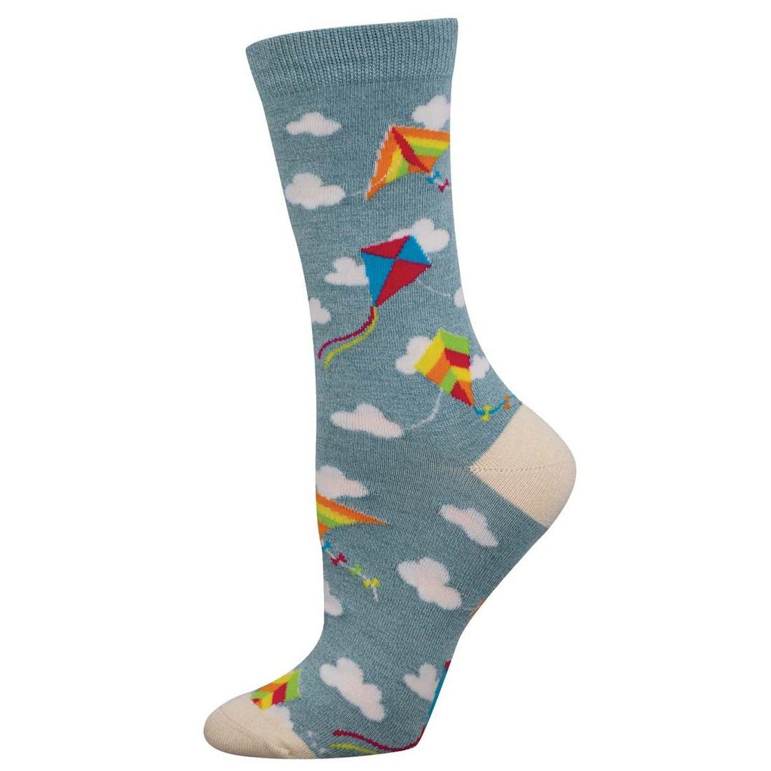 Blowing In The Wind | Women | Bamboo | Blue Heather - socks - Socksmith