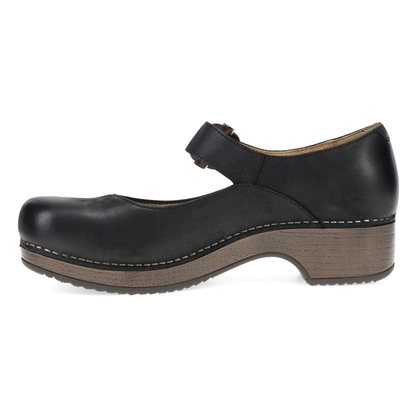 Bonny Mary Jane | Leather | Black - clog - Dansko