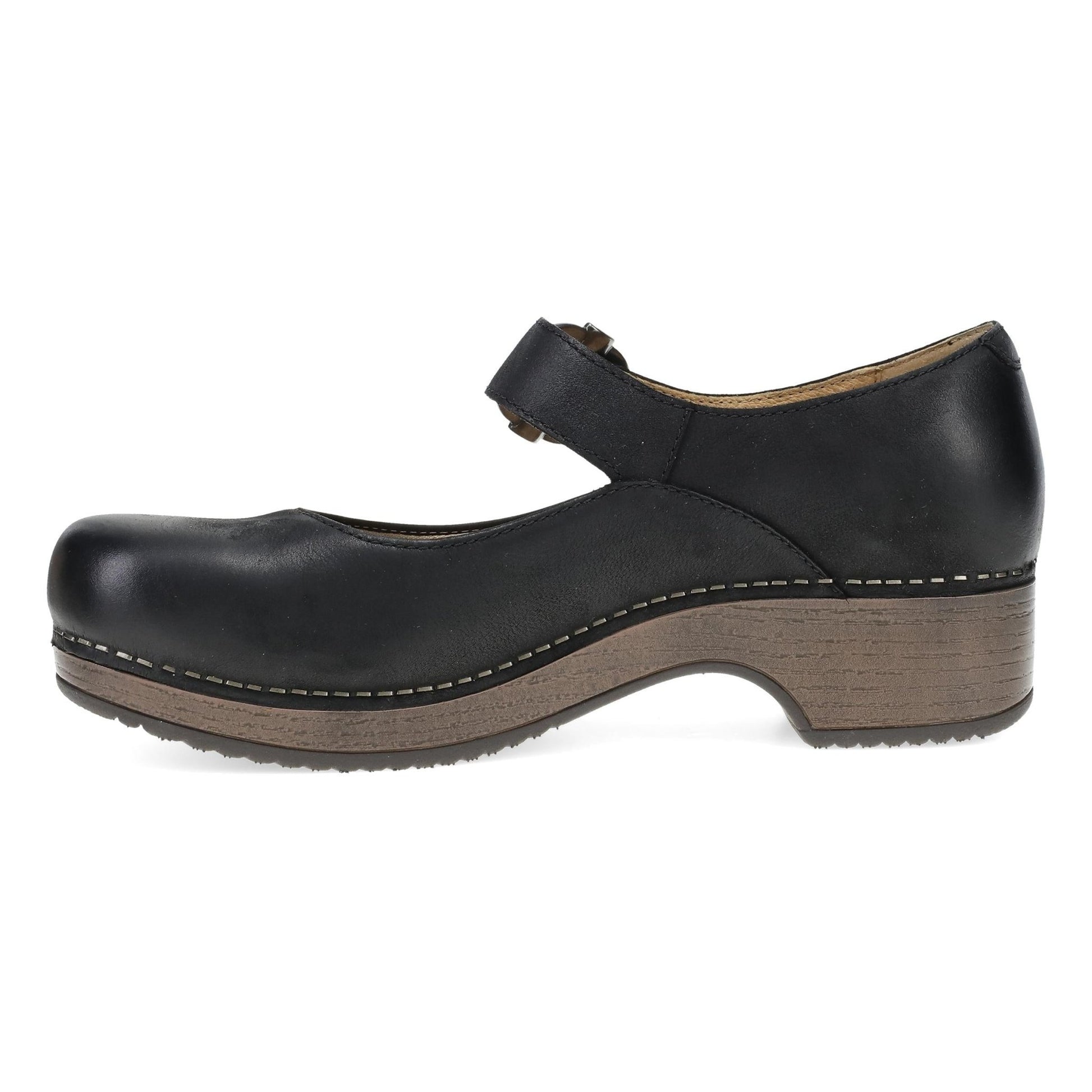 Bonny Mary Jane | Leather | Black - clog - Dansko