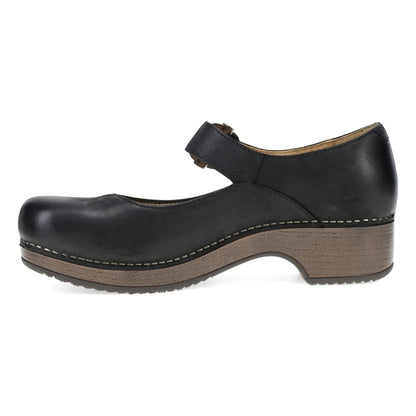 Bonny Mary Jane | Leather | Black - clog - Dansko