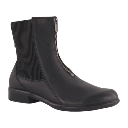Bora | Leather | Soft Black - Boot - Naot