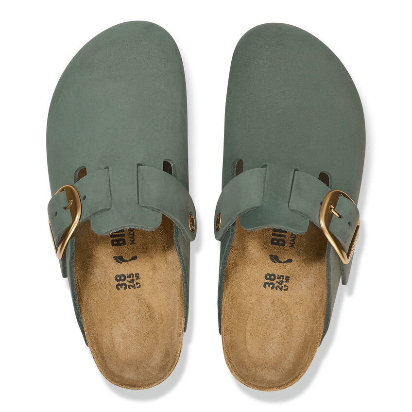 Boston Big Buckle | Nubuck | Thyme - Clog - Birkenstock