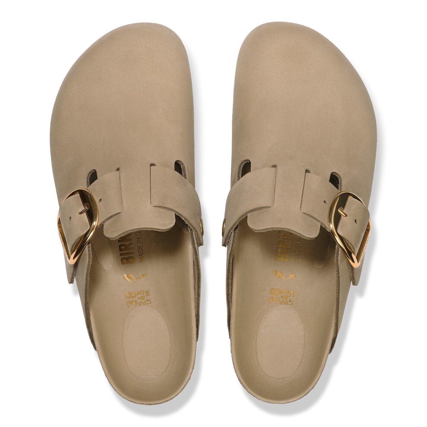 Boston Big Buckle | Oiled Leather | Tobacco Brown - clog - Birkenstock