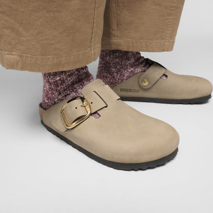 Boston Big Buckle | Oiled Leather | Tobacco Brown - clog - Birkenstock