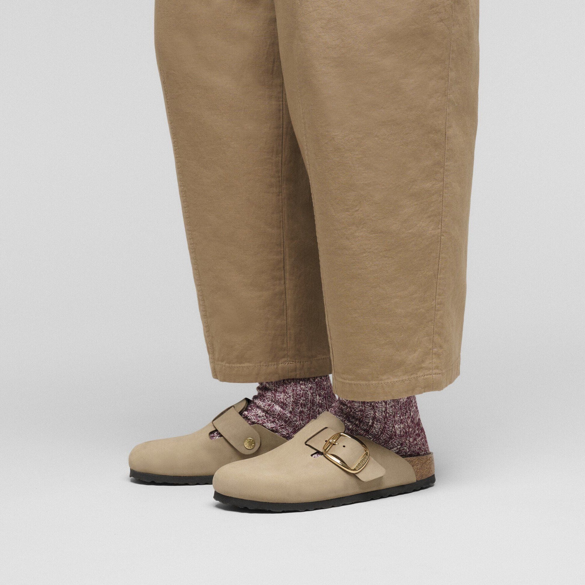 Boston Big Buckle | Oiled Leather | Tobacco Brown - clog - Birkenstock