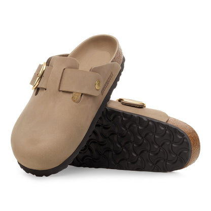Boston Big Buckle | Oiled Leather | Tobacco Brown - clog - Birkenstock