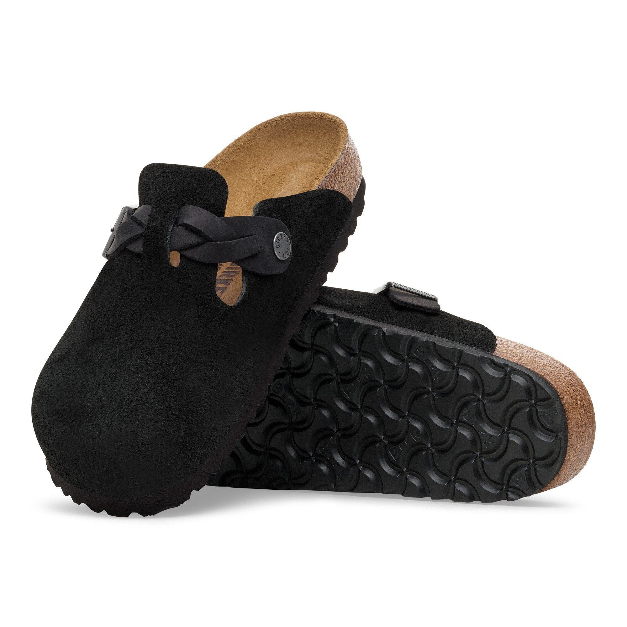 Boston Braid | Suede | Black – Birkenstock Midtown